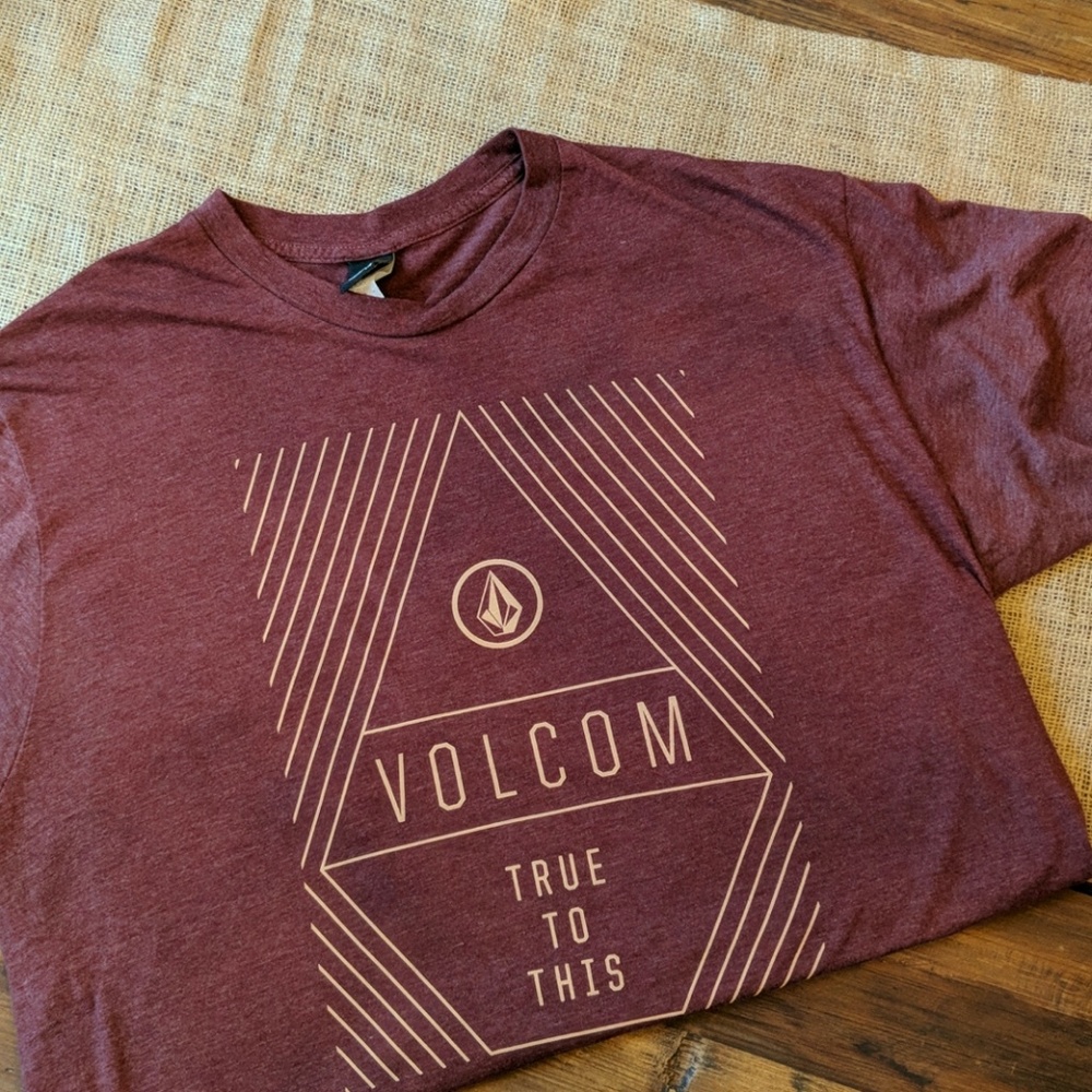 Tee Shirt mens heathered Maroon